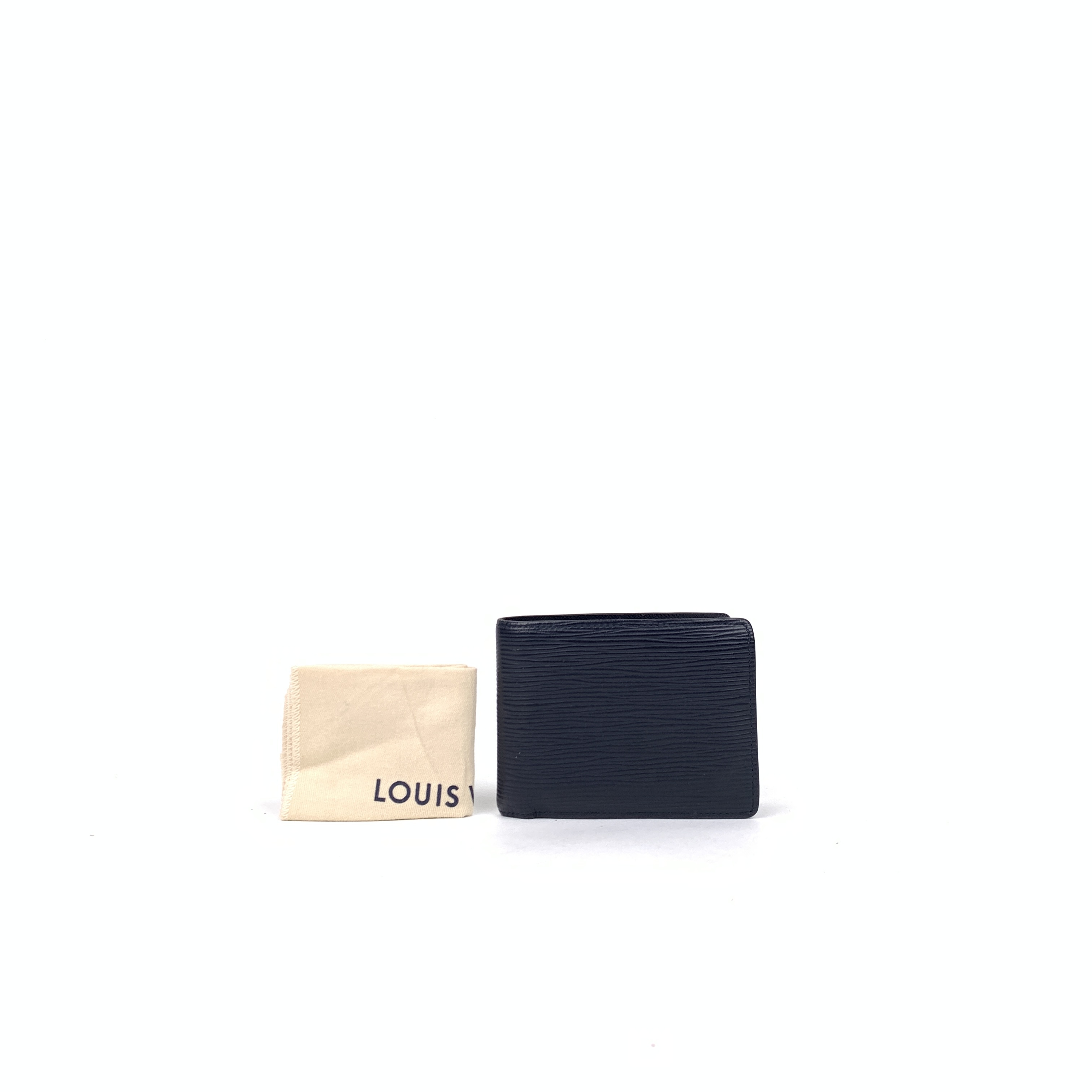 Louis Vuitton MULTIPLE Wallet Epi Cowhide Blue