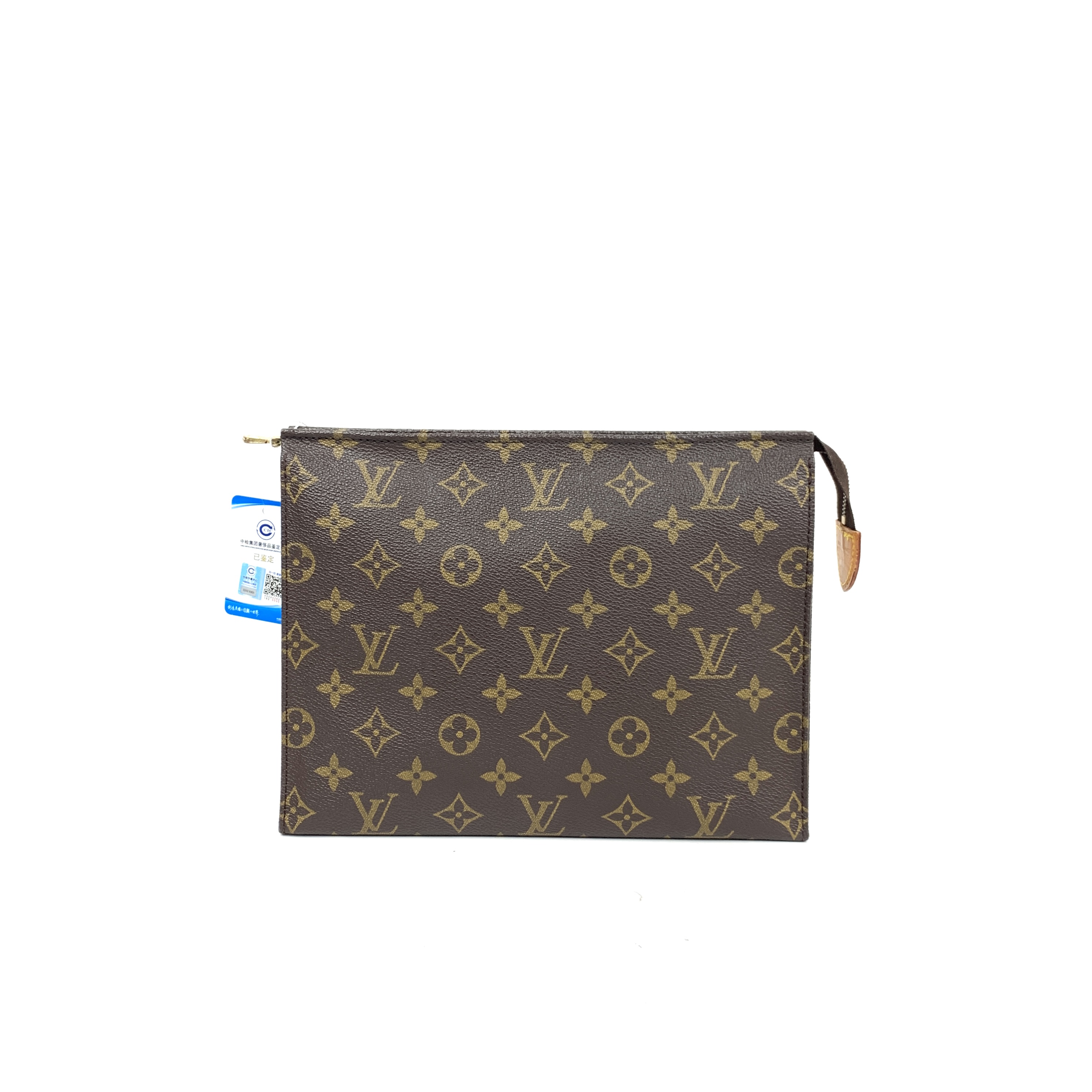 Louis Vuitton Wash Bag No. 26 Clutch Bag Coated Canvas Monogram