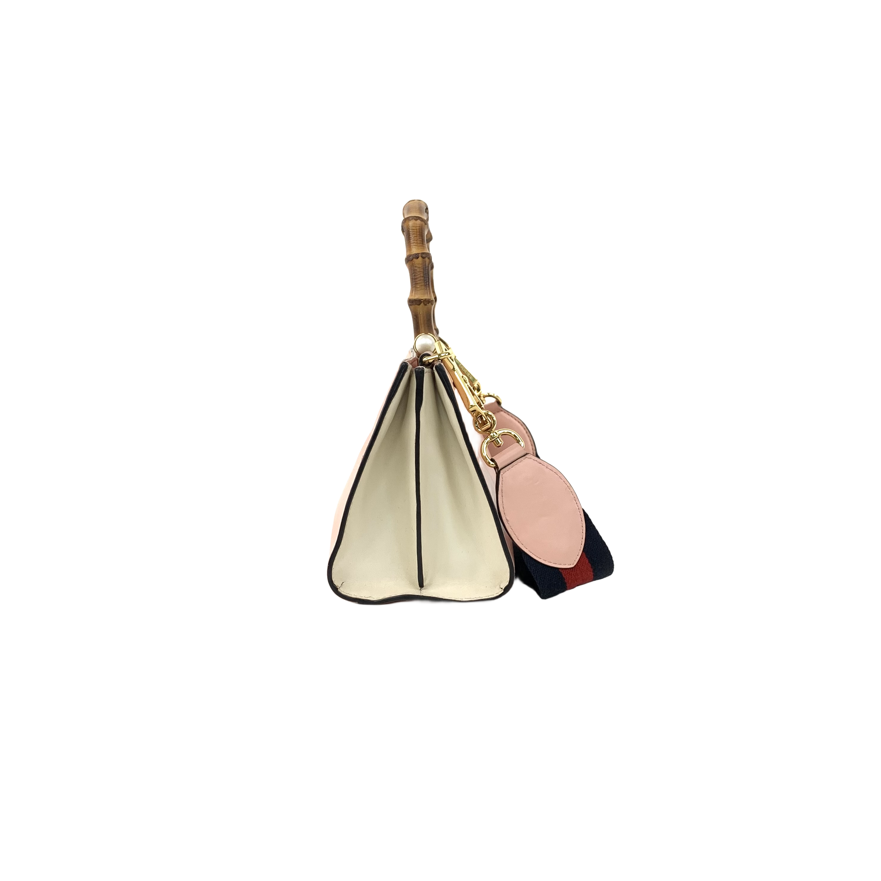 Gucci Nymphaea Shoulder Bag Cowhide Pink - Picture 3 of 13