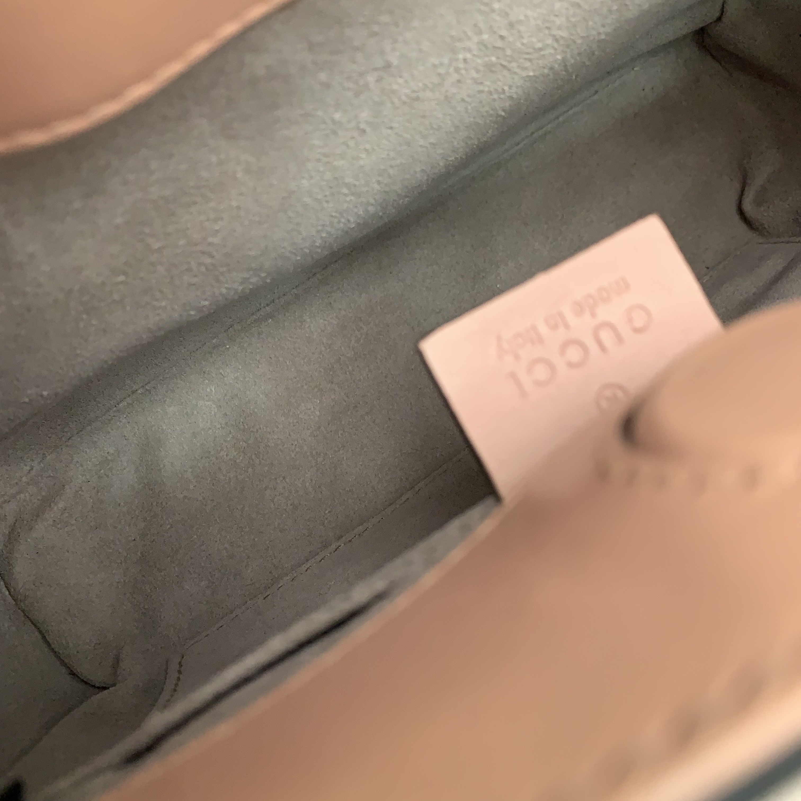 Gucci Nymphaea Shoulder Bag Cowhide Pink - Picture 13 of 13