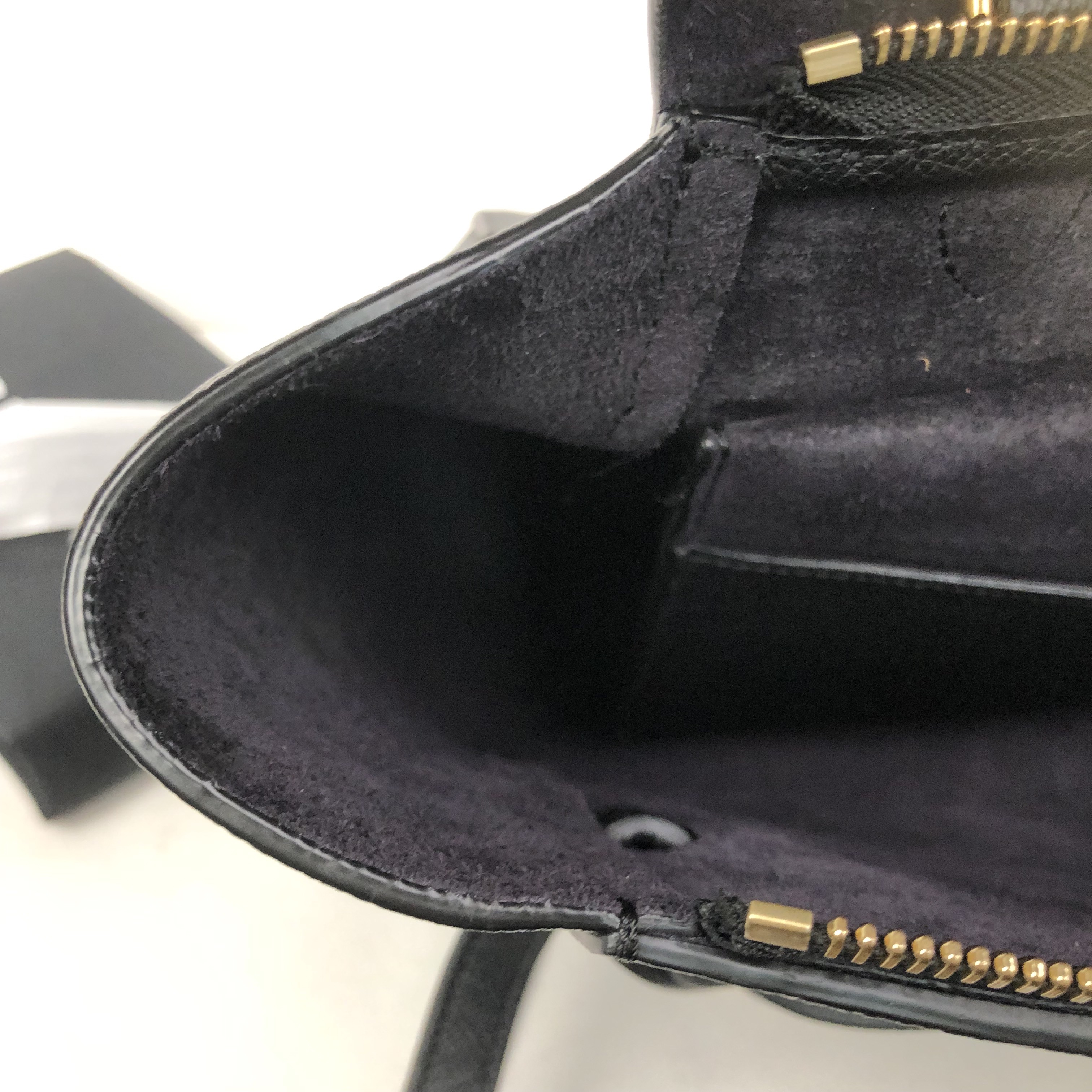 Celine BELT Shoulder Bag Cowhide Black - Picture 7 of 9