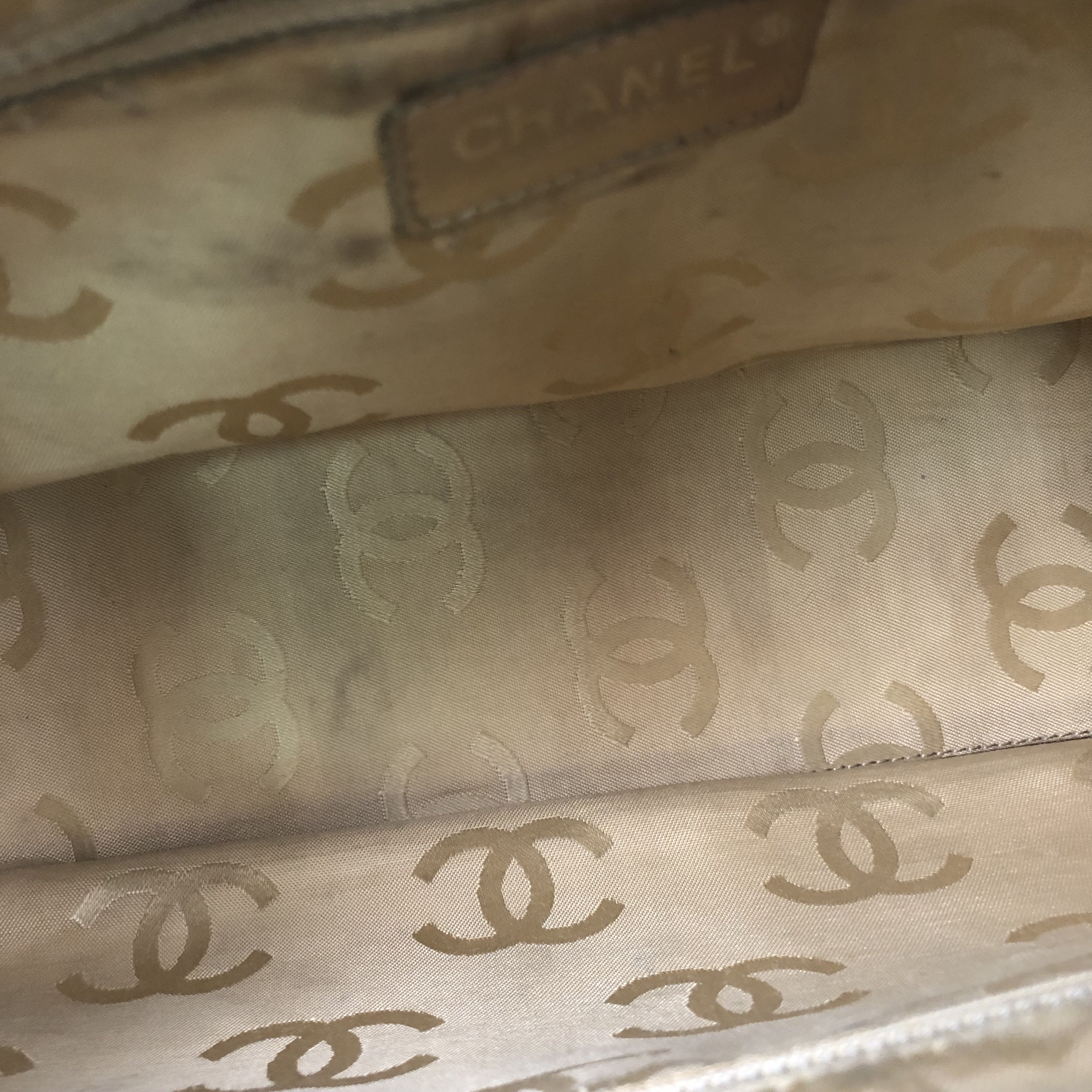 CHANEL Caviar CC Shoulder Bag Beige - Bild 12 von 15