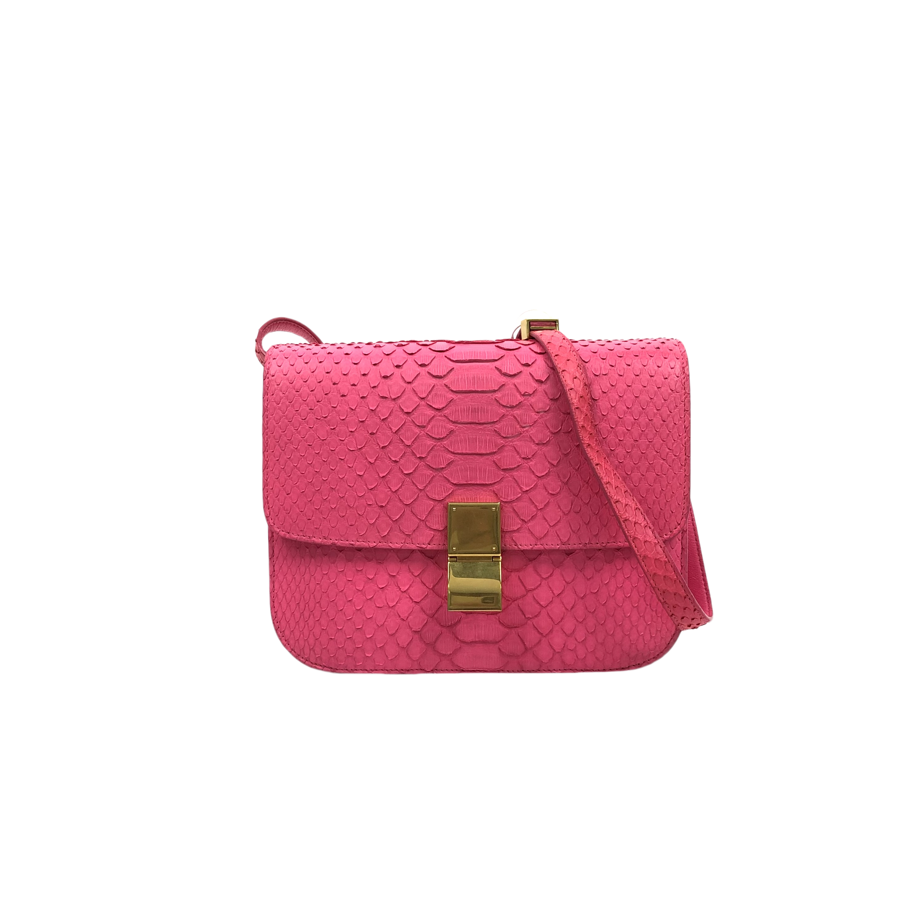 Celine/CLASSIC/Snake skin/Fluorescent powder