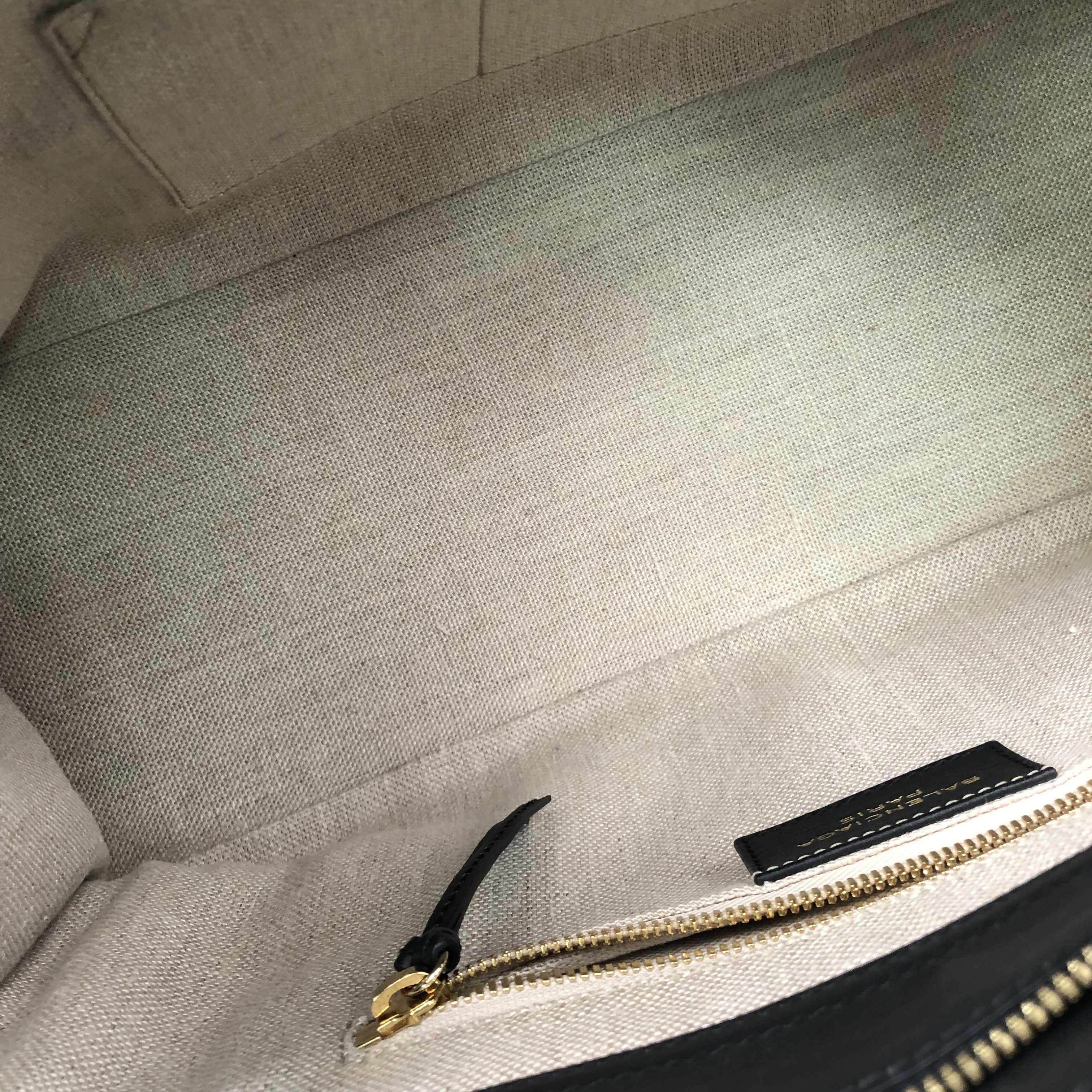 Balenciaga Shopping bag Tote Bag Cowhide Leatherer Black - Picture 5 of 14
