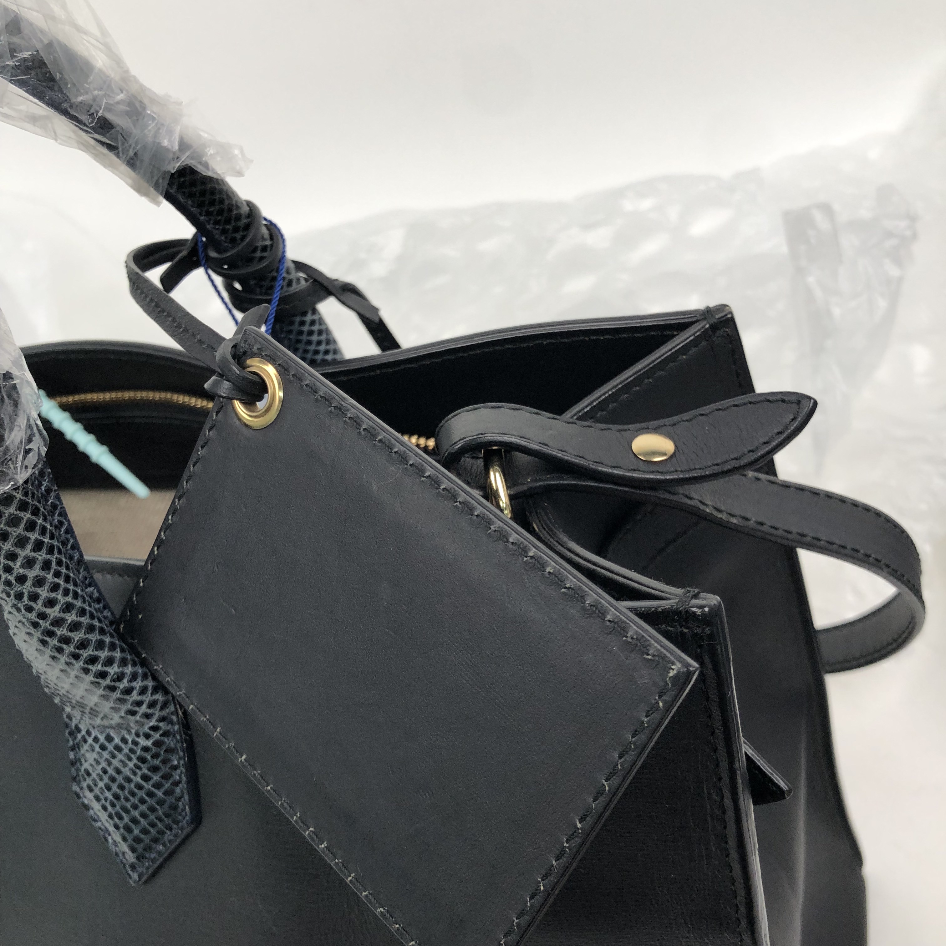 Balenciaga Shopping bag Tote Bag Cowhide Leatherer Black - Picture 11 of 14