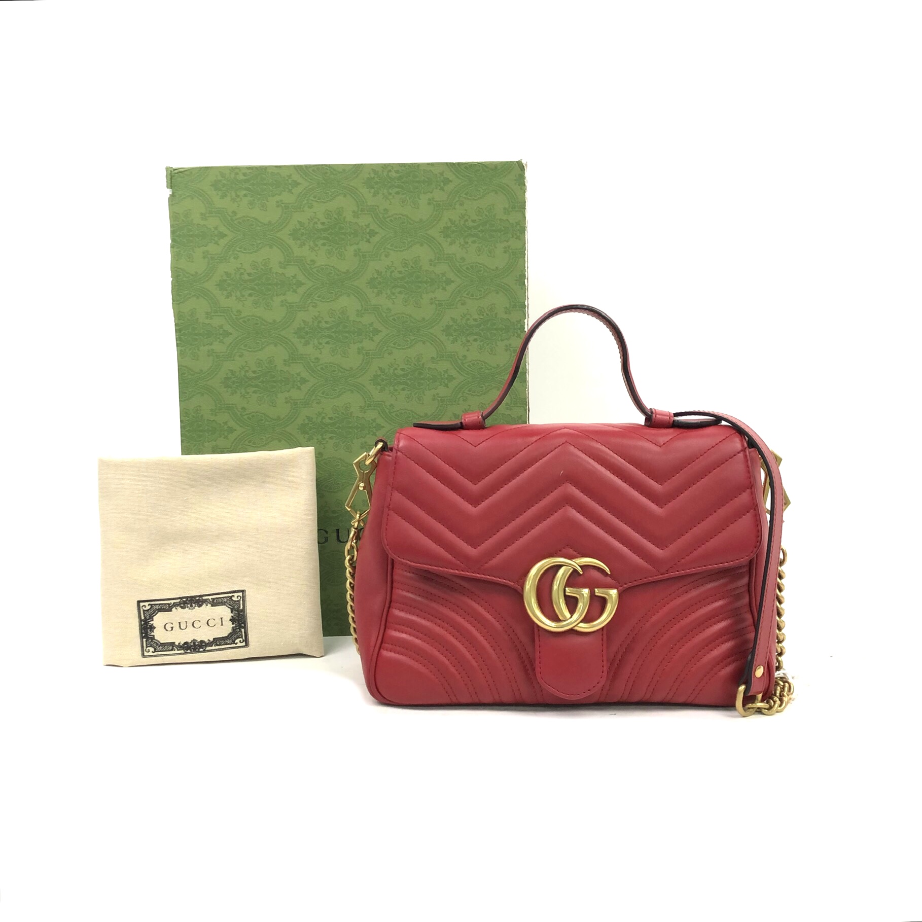 Gucci///Cowhide/Red