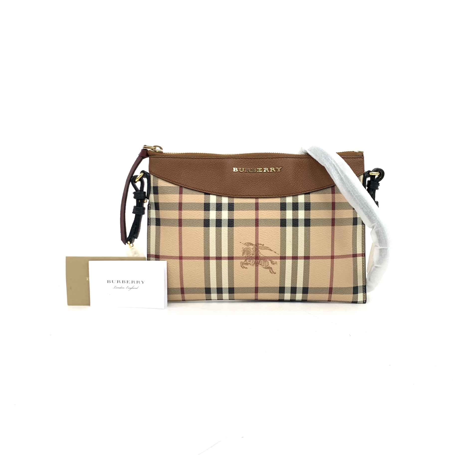 Burberry/Cowhide/Coated Canvas/Multicolor