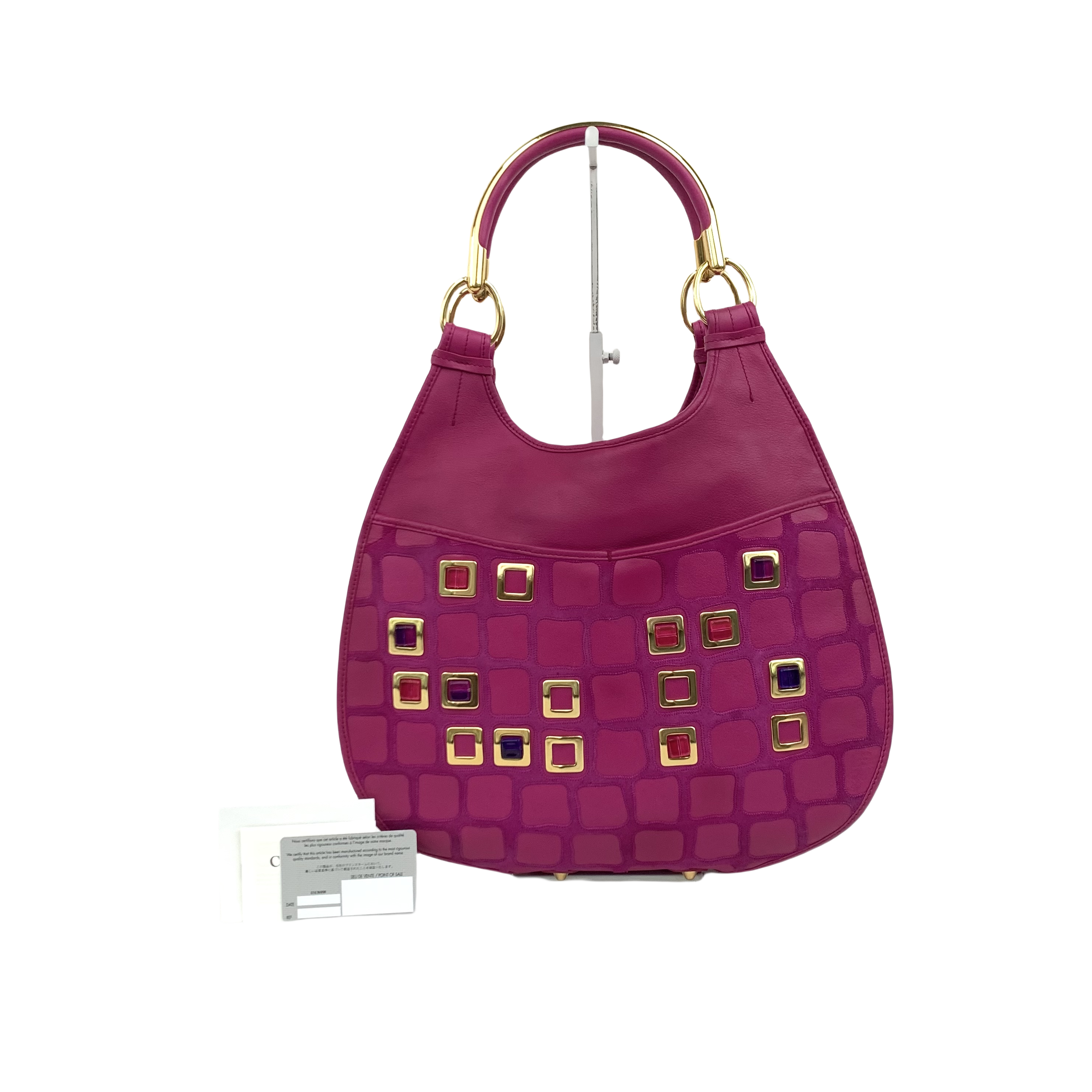 Dior///Cowhide/Rose Red