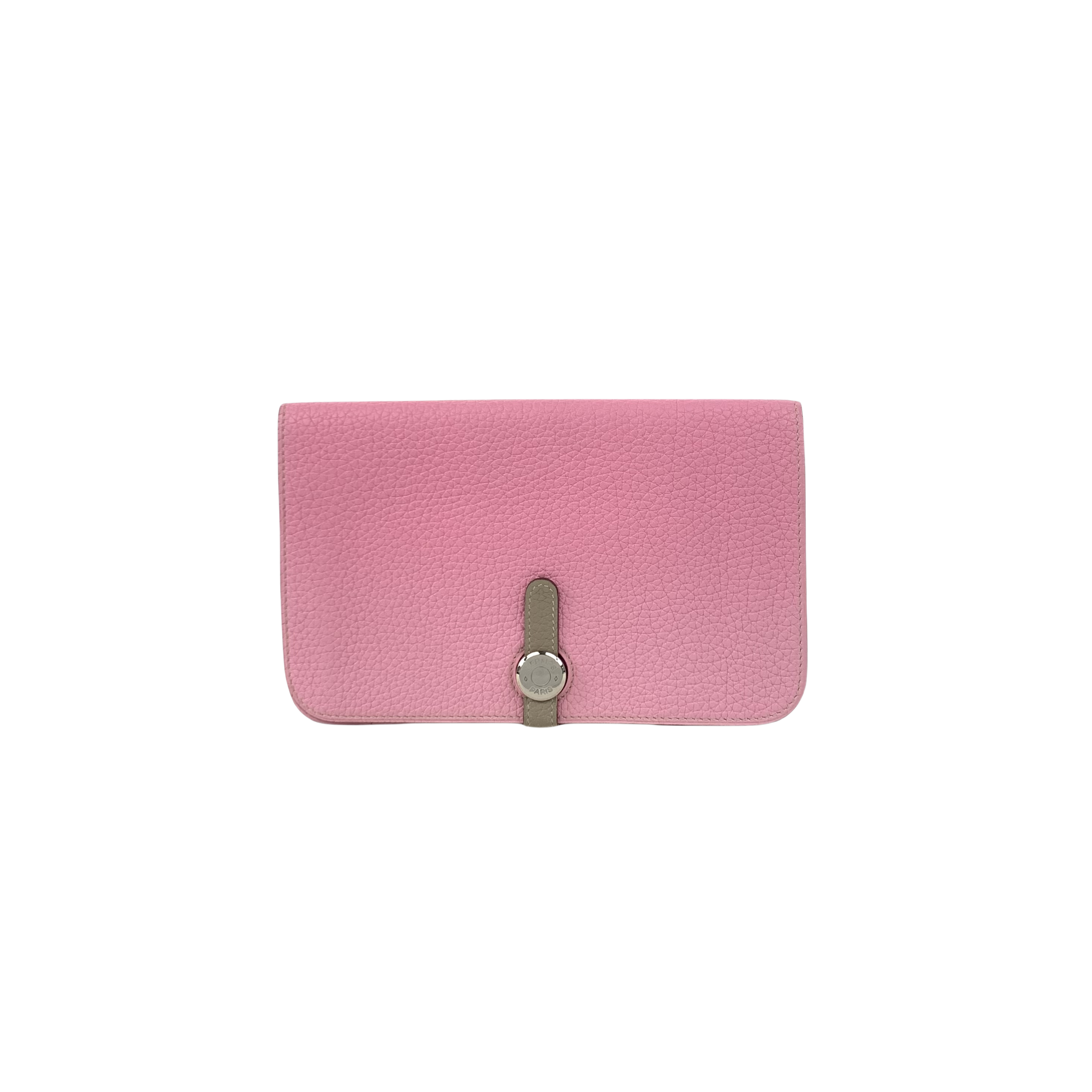 Hermès Dogon Duo Verso Wallet Pink Wallet Calfskin