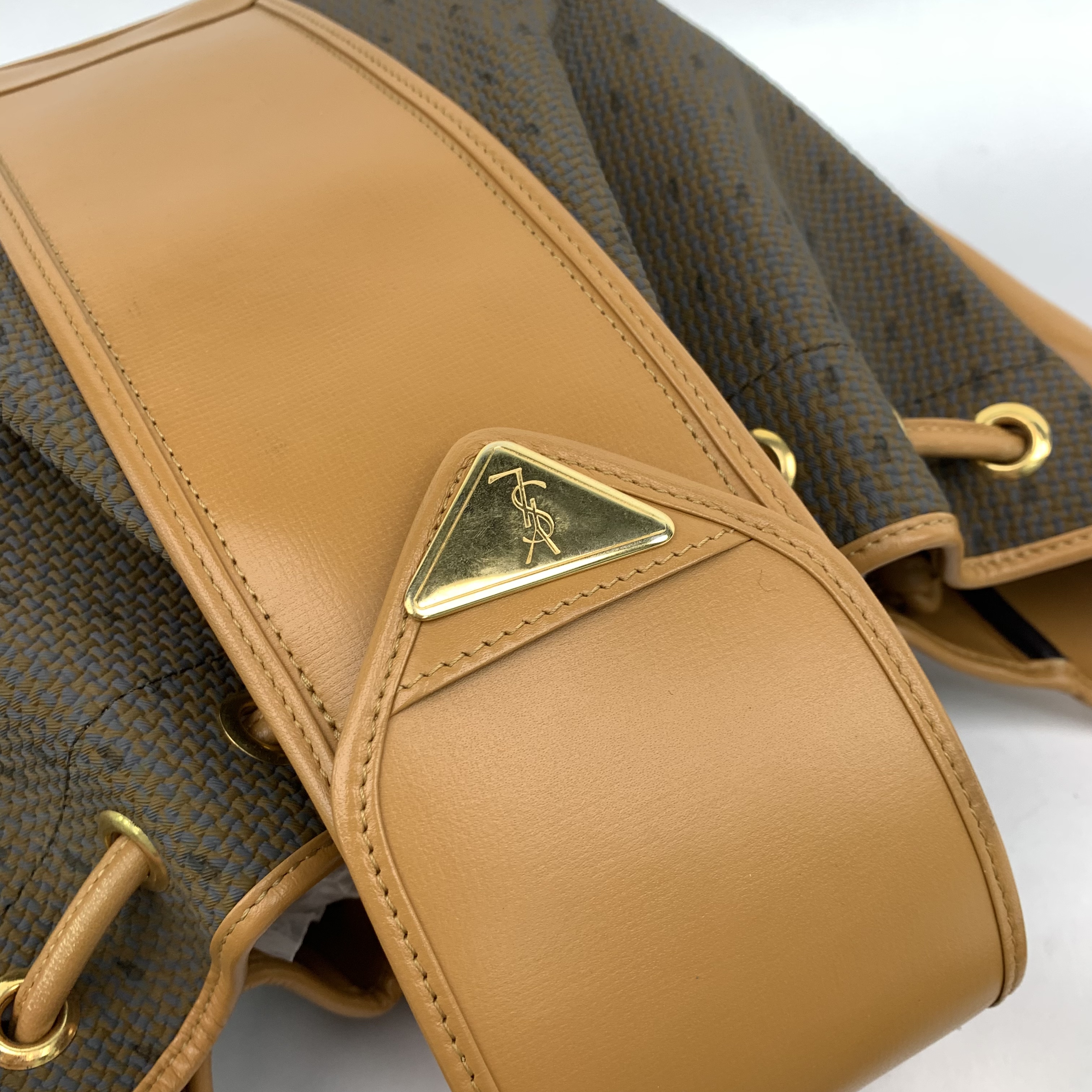 SAINT LAURENT///Cowhide/Coated Canvas/Multicolor - Picture 7 of 12