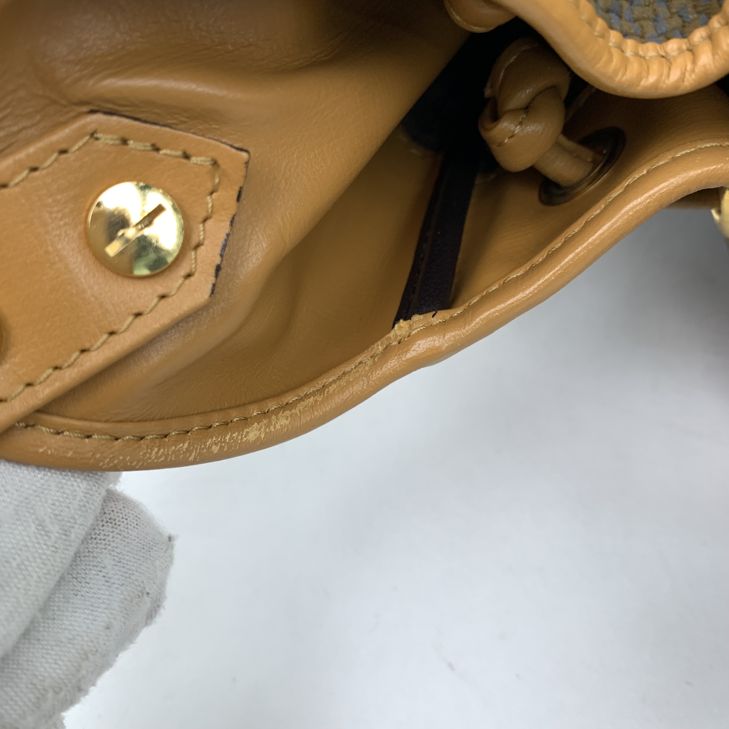 SAINT LAURENT///Cowhide/Coated Canvas/Multicolor - Picture 11 of 12