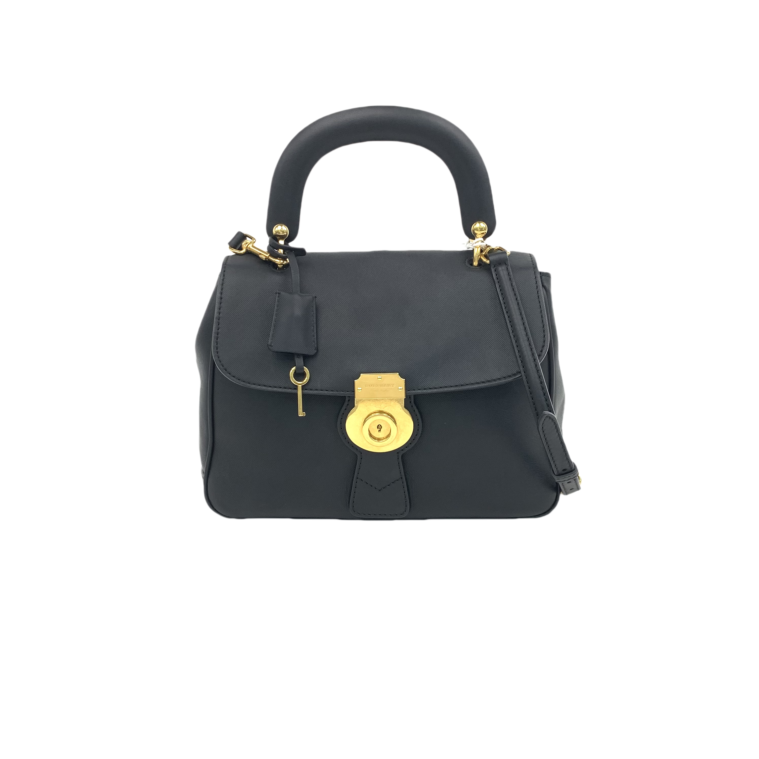 Burberry  Shoulder Bag Cowhide Black