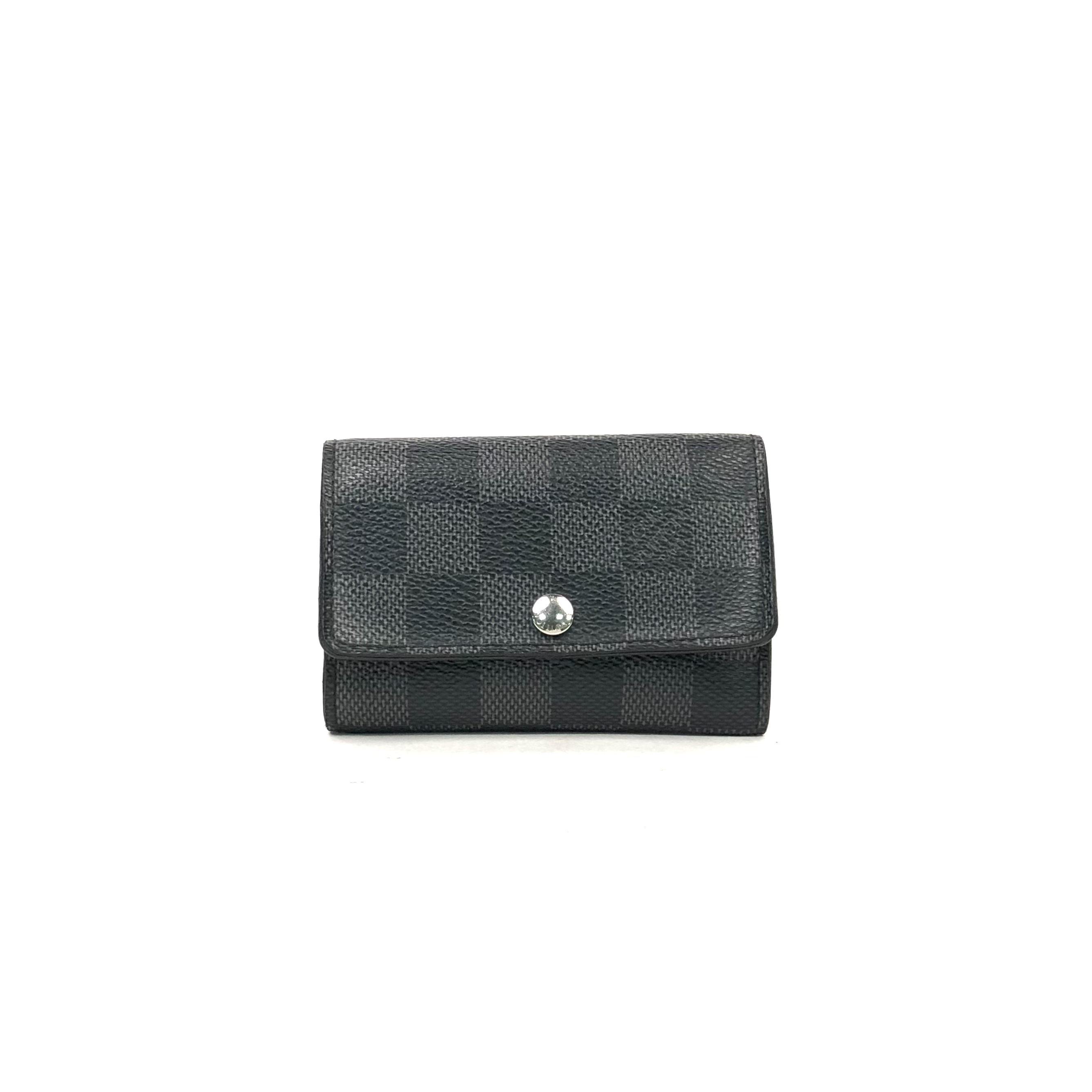 Louis Vuitton///Canvas Coating/Black Grey Chess Grid