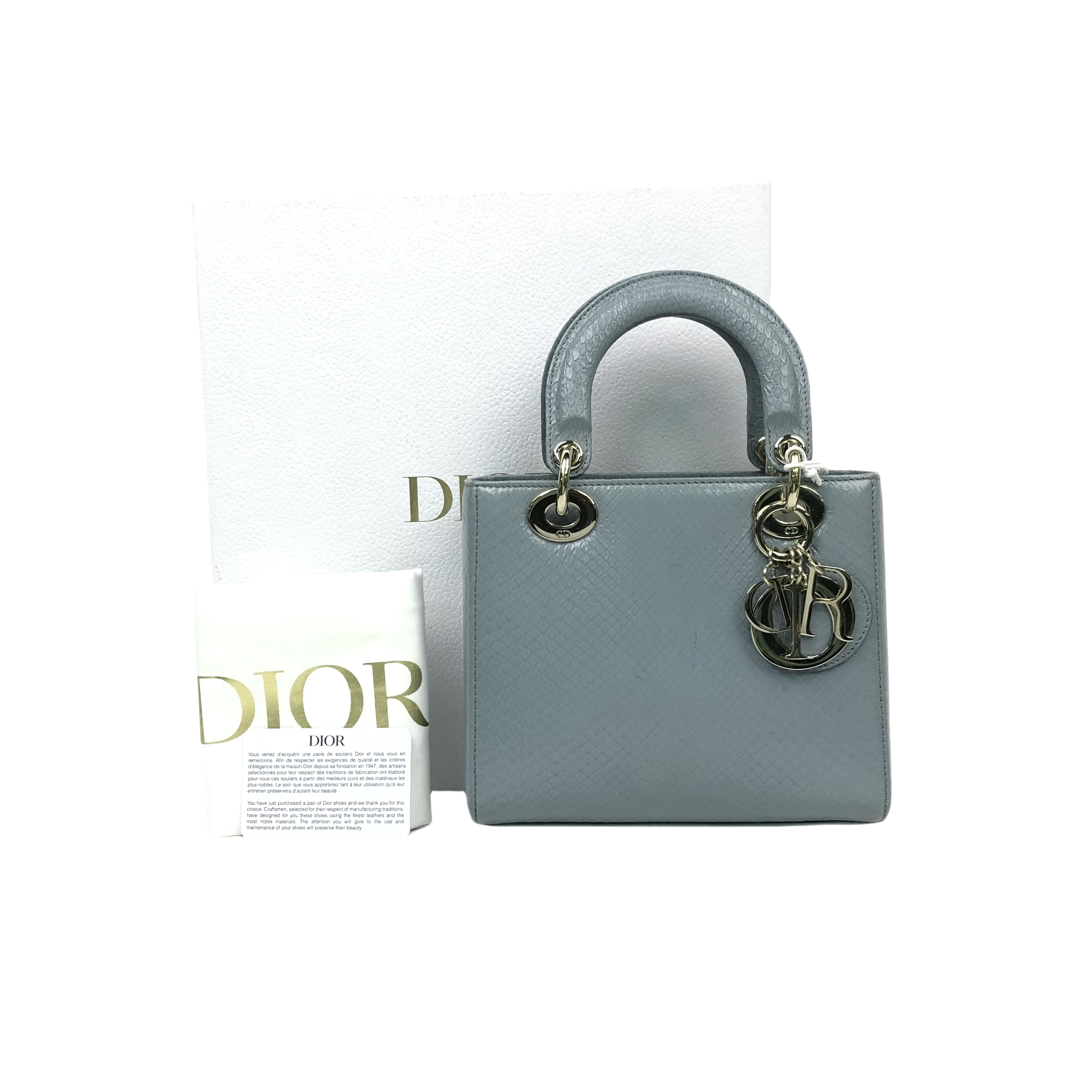 Dior///Snake skin/Blue Gray