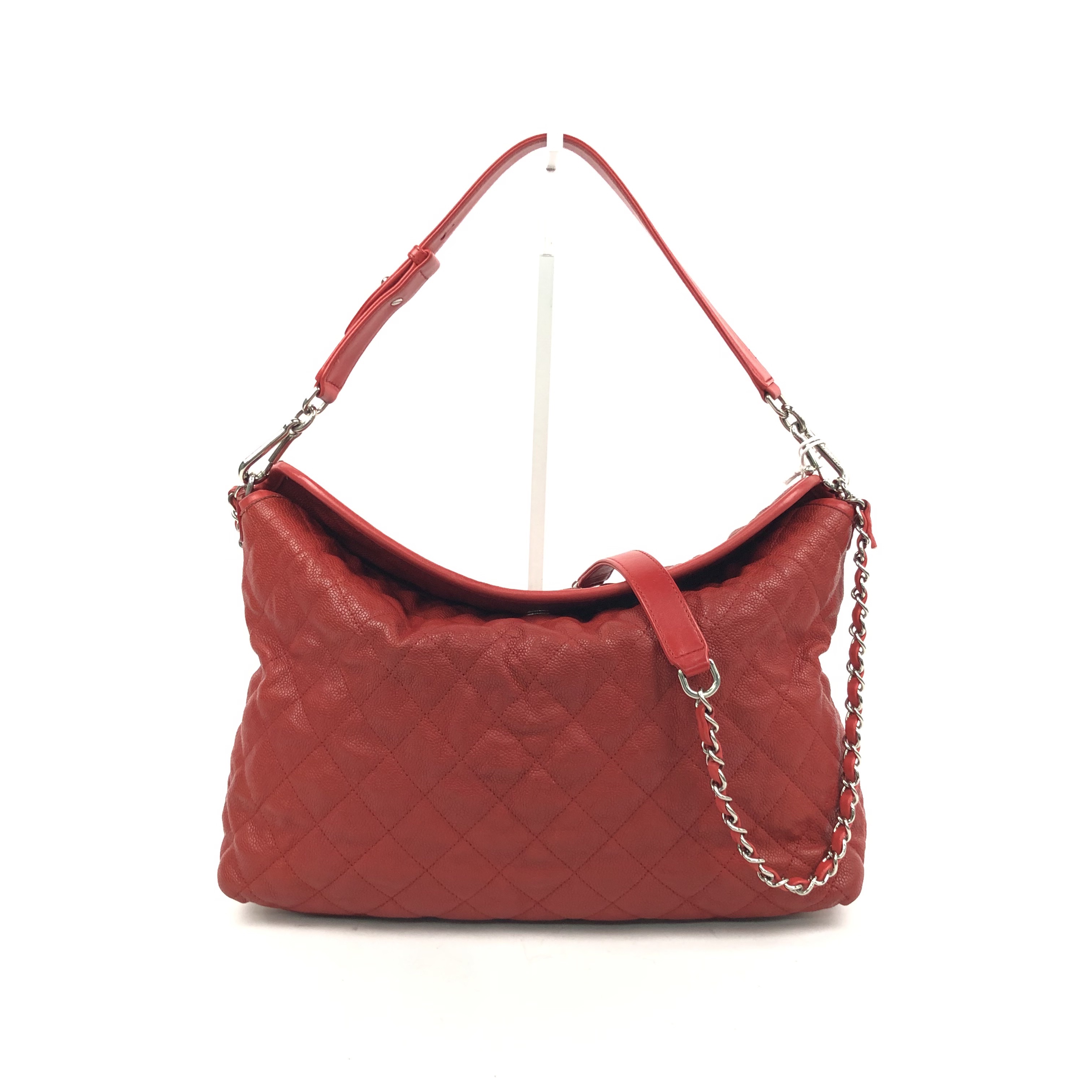 CHANEL///Cowhide/Red